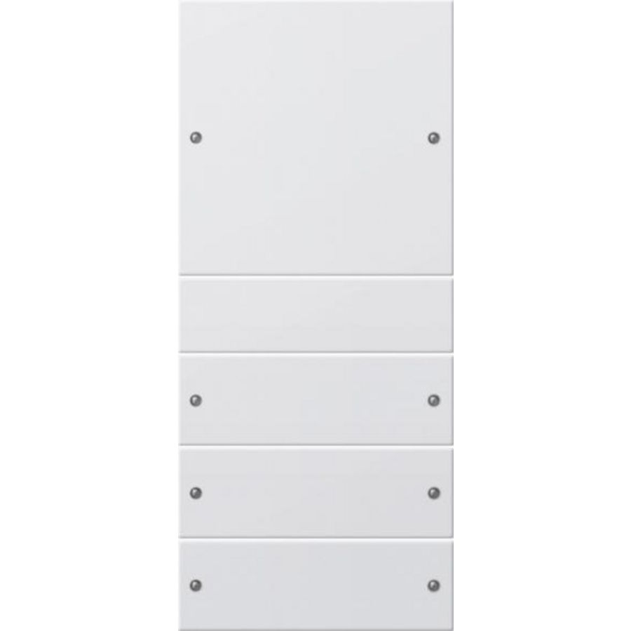 Wippenset 4-voudig (1+3) System 55 zuiver wit(gel.)