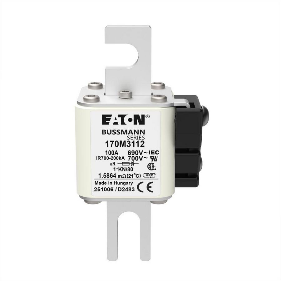 Zekering h. snelheid 100A AC 690V 200kA compact 1 45x VVE=6