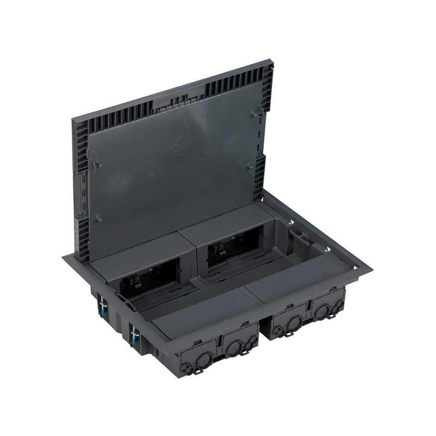 Universele vloerdoos 65mm 8xK45 modules en 4x22,5