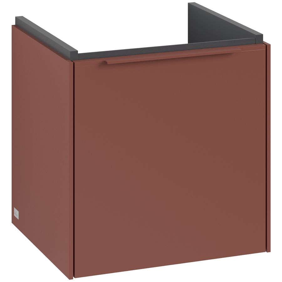 Wastafelonderkastkast SUBWAY 3.0 423x429x377,5mm Wine Red C58202AH greep monochroom
