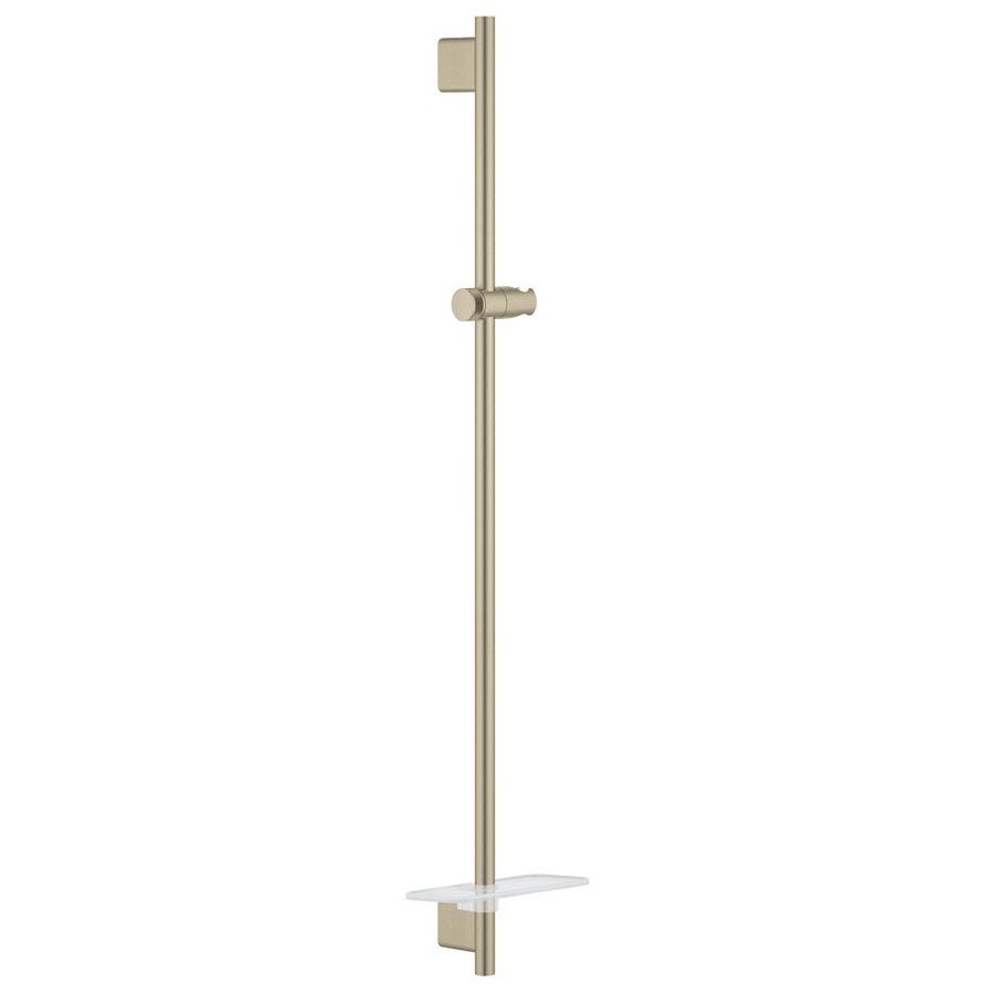 Glijstang rainshower incl. zeepschaal 90cm geborsteld nickel