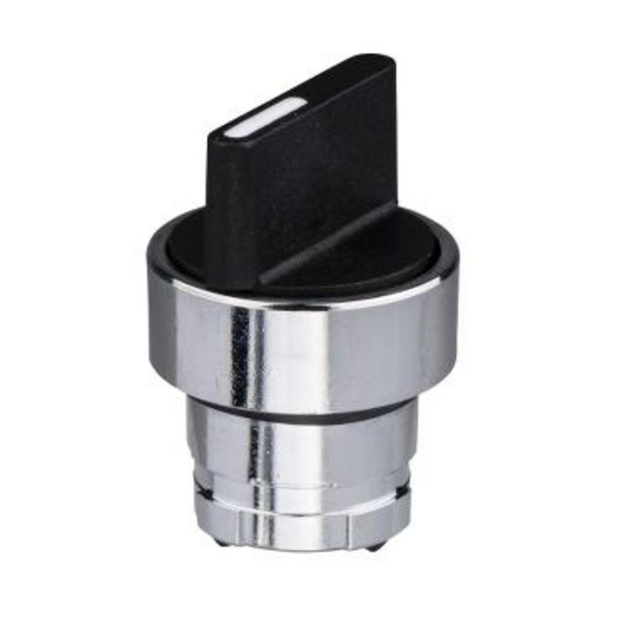 Kop keuzeschakelaar 3 pos Zwart Blijft in stand Harmony ZB2