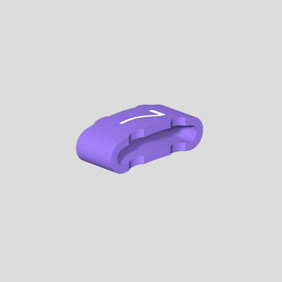 Kabelcoderingsyst. paars O.D.10-317mm PVC VVE=500