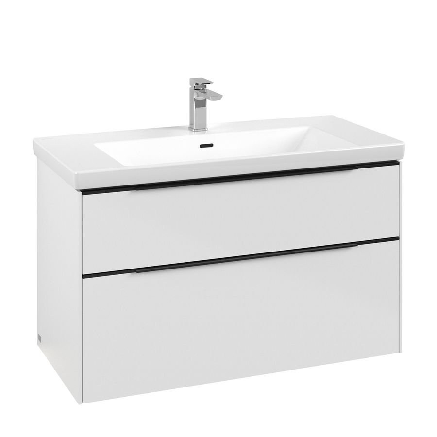 Wastafelonderkast Subway 3.0 973x576x478mm Brill.White C570L1VE