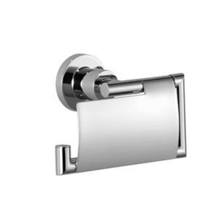 Tara closetrolhouder chroom m.klep