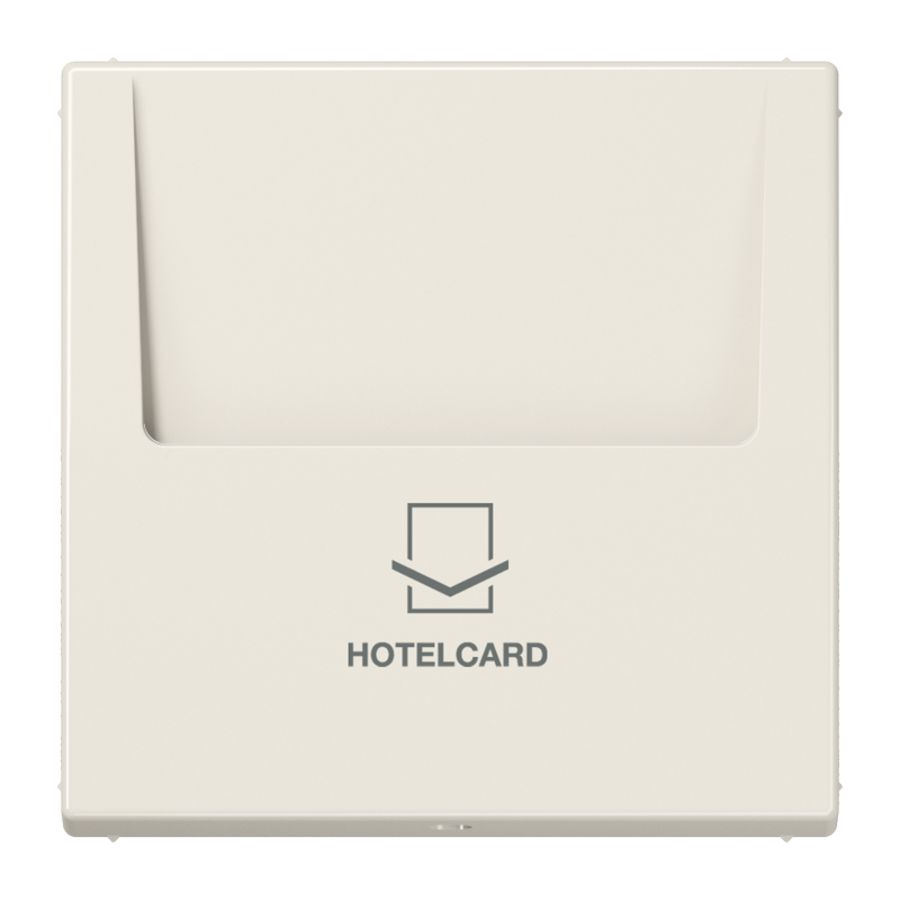 Afdekking wit Hotelcard-schakelaar LS990