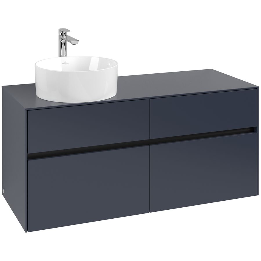 Wastafelonderkast Collaro 1200x548x500mm Marine Blue C042B0VQ
