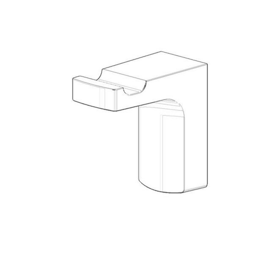 Haak 21x41x41mm Mat Wit