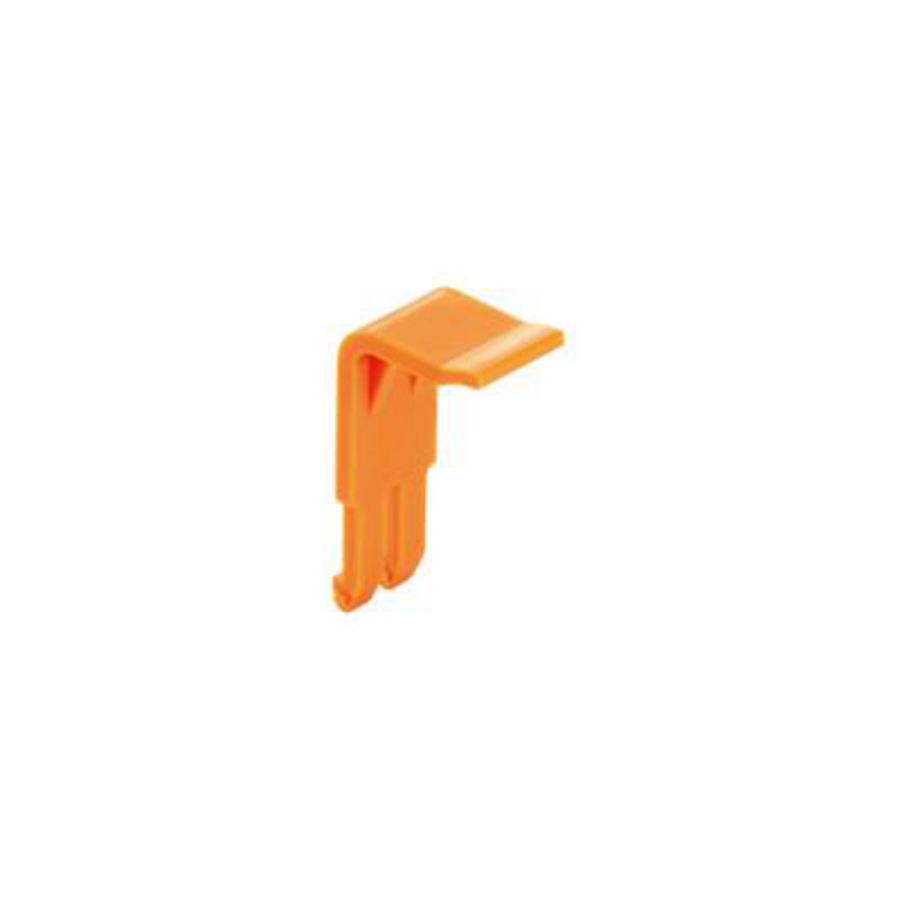 Vergrendelingsclips (terminal) PA 66 oranje VVE=50