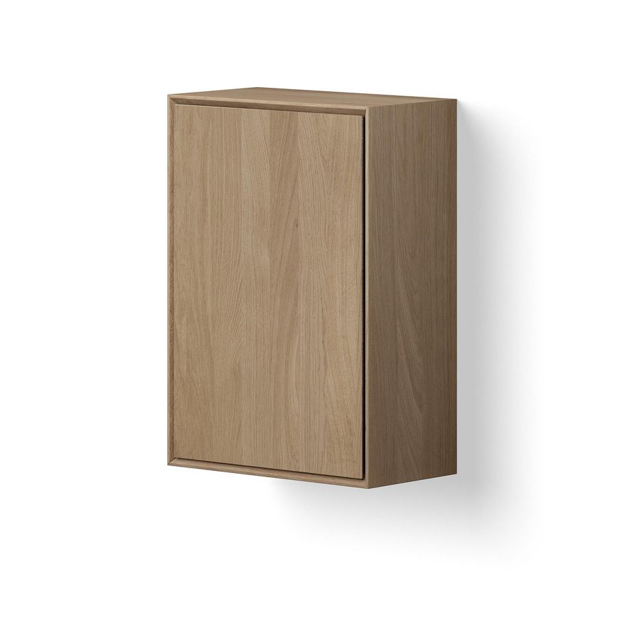 Wooden Cabinet Facet Mini hoogte 60cm massief eik old grey