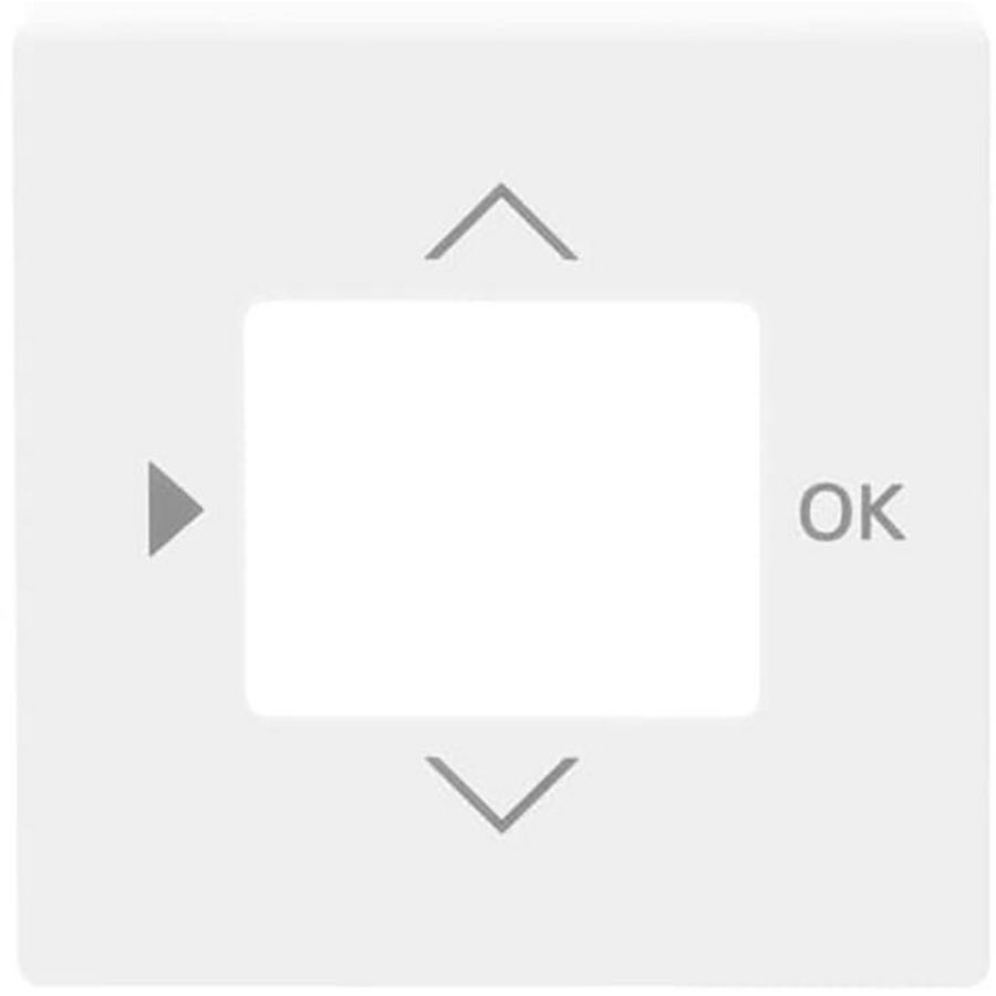 Centraalplaat voor timer/CO2/thermostaat s-studiowit (6435-84)