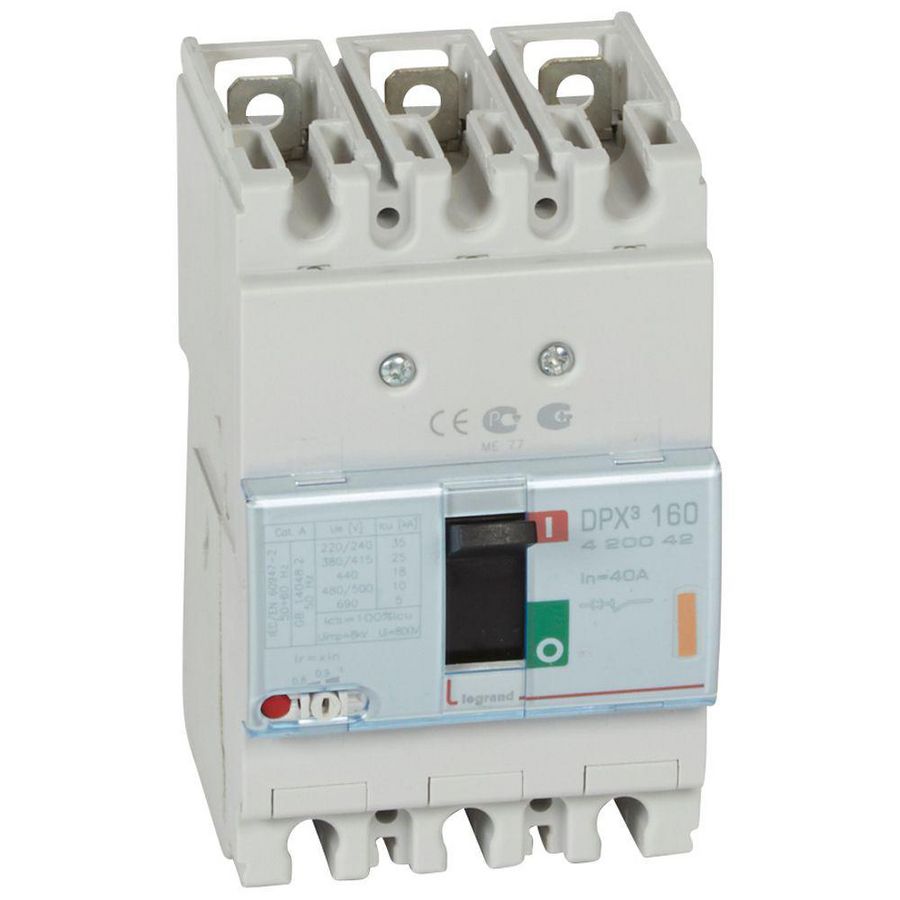 Vermogenschakelaar 160 Thermomagn. 40A 3-polig 25kA DPX3