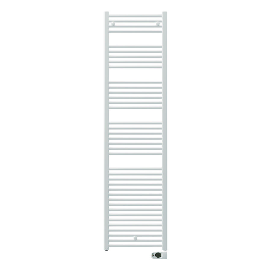 Elektrische handdoekradiator HESTIA-E 1866x600mm wit RAL9016 1000W incl. geïnt. thermostaat