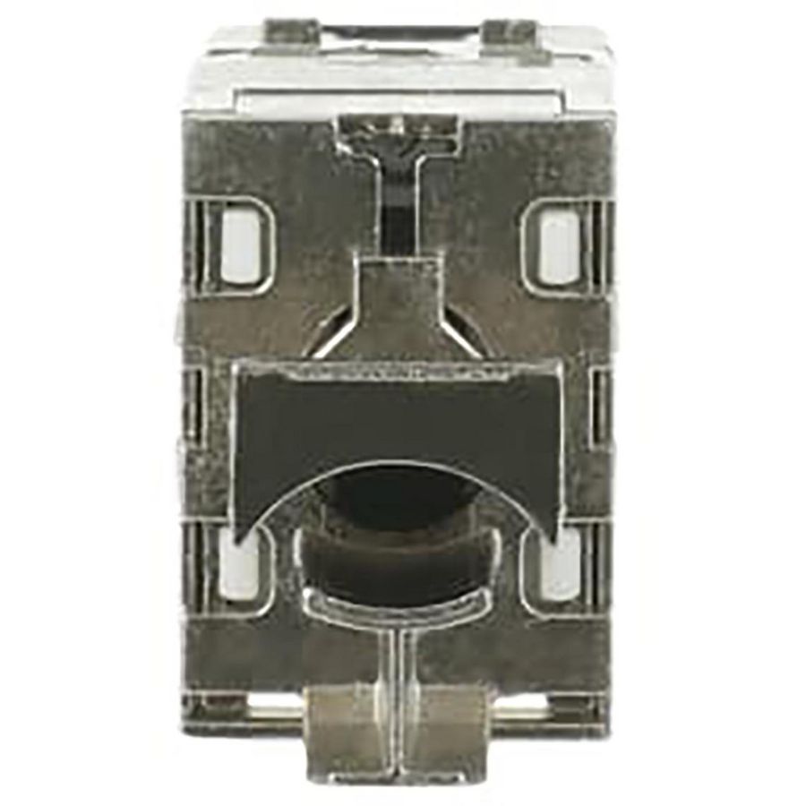 Modulair Jack inzetstuk Keystone Cat 6a RJ45 8(8) zilver (0229/04)