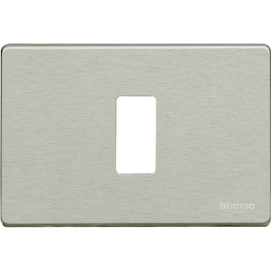 Afdekplaat Magic 1 module Aluminium VVE=10