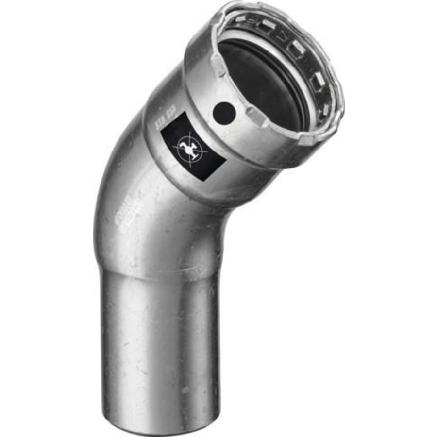 Insteekbocht 45° Megapress spie x persaansluiting 3/4" 4226.1