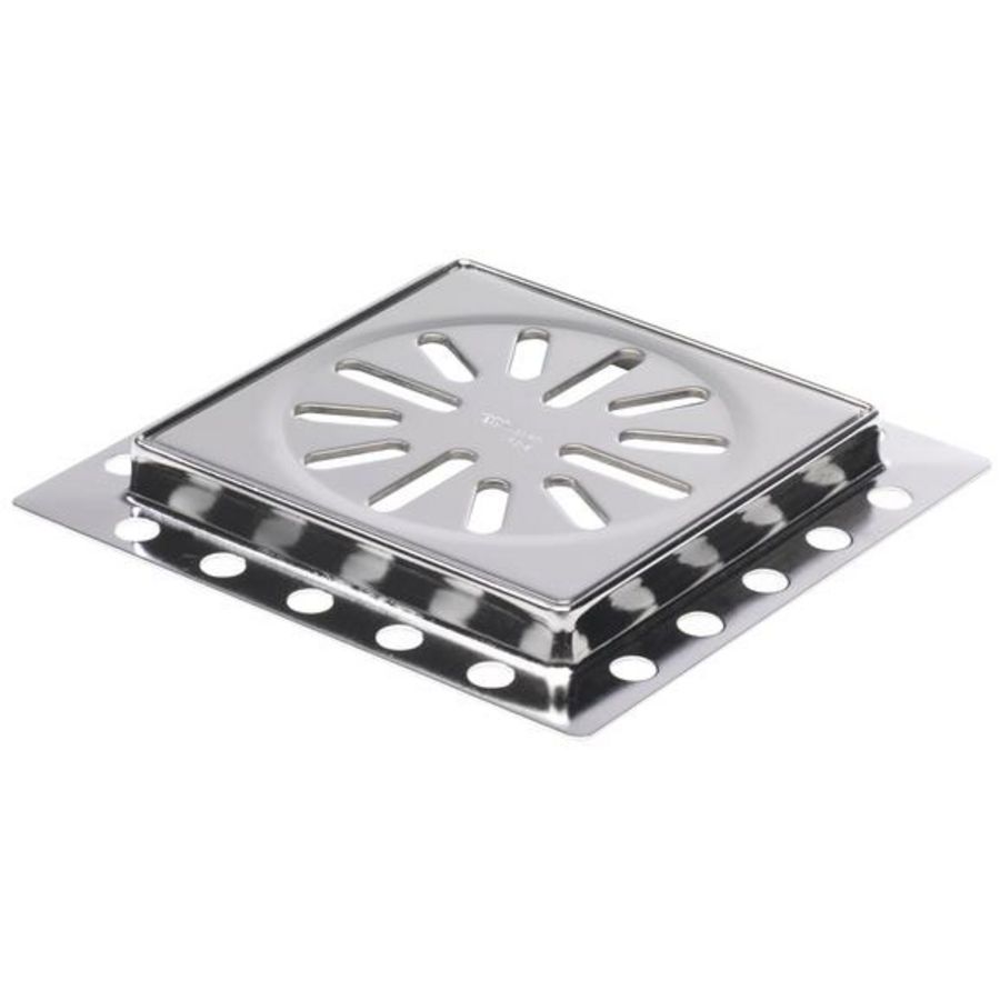 RVS304 renovatieput 100x100mm inbouwdiepte 12mm
