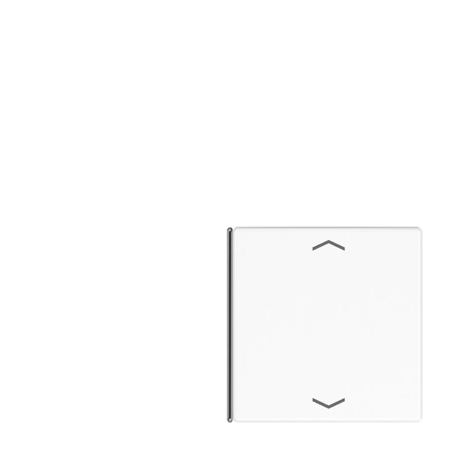 Tastafdekking 4-voudig pijl LS alpinwit KNX