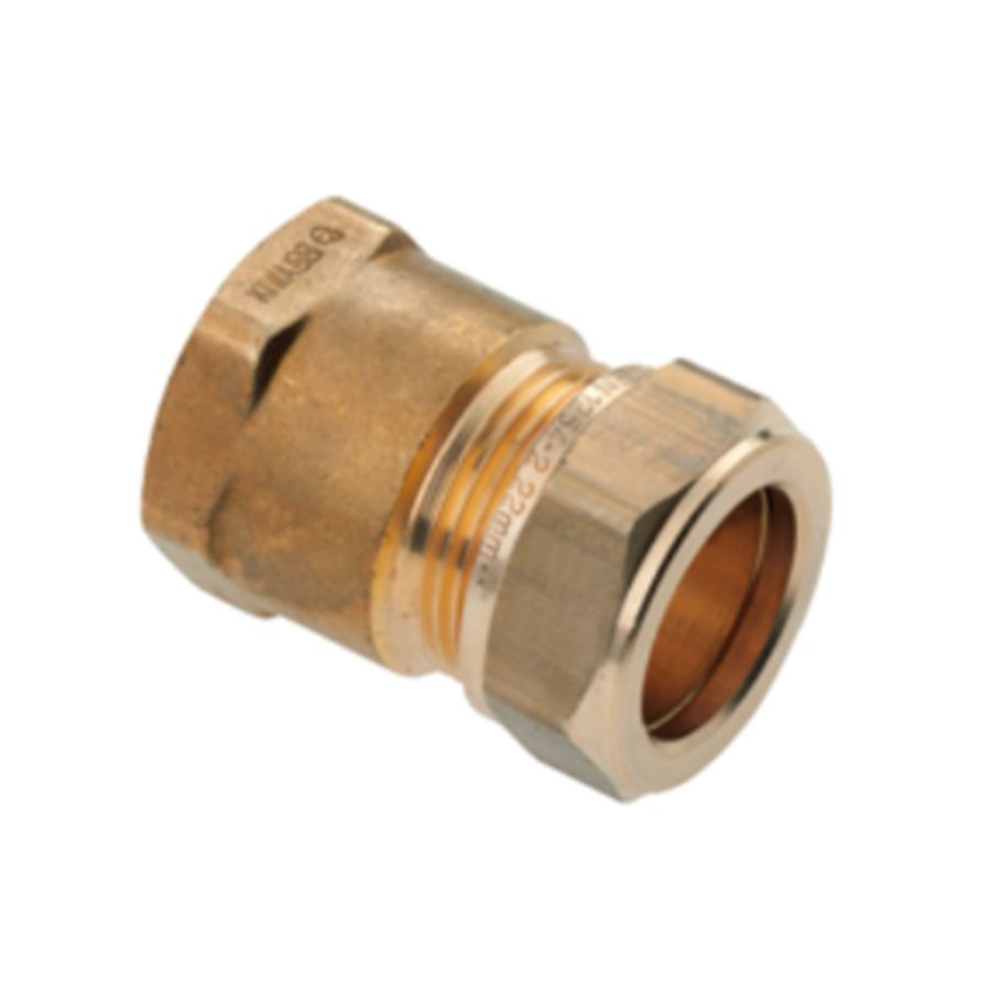 Schroefbus recht knel 10x1/2" bn. lang KIWA/Gastec VVE=5