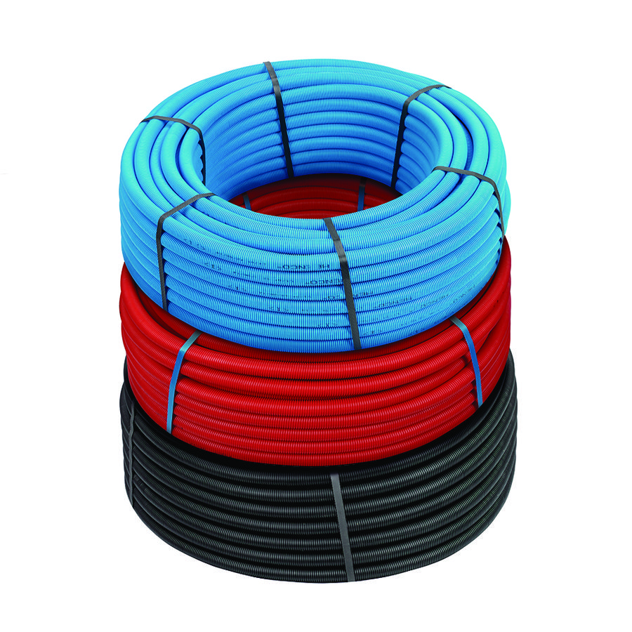 Rol a 50m. Losse mantelbuis rood voor 20x2mm VVE=36