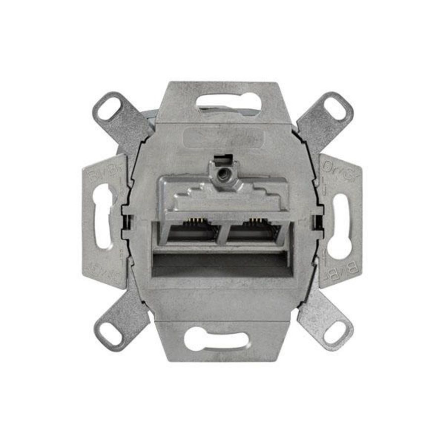 Tweevoudige Universele data inbouwmodule UAE Cat6A VVE=10
