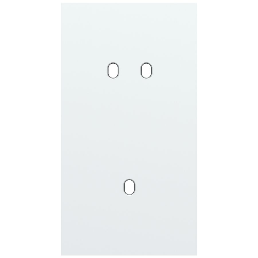 Tweevoudige afdekpl. verticaal 71mm centerafstand een tweevo