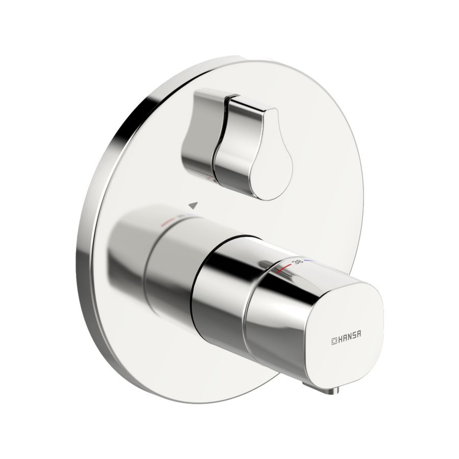 Living afb.set thermostaatkraan chroom DN15