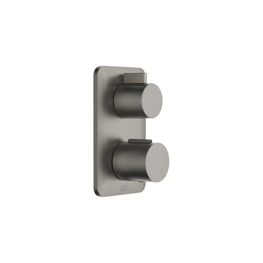 LISSÉ Inbouwthermostaat stopkraan Dark Platinum gebors.