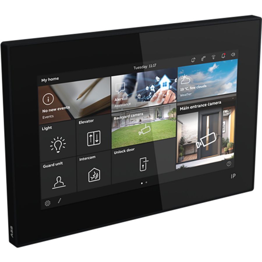 Binnenpost deurcommunicatie welkom IP Touch Lite 7 zwart (H8249-1B)