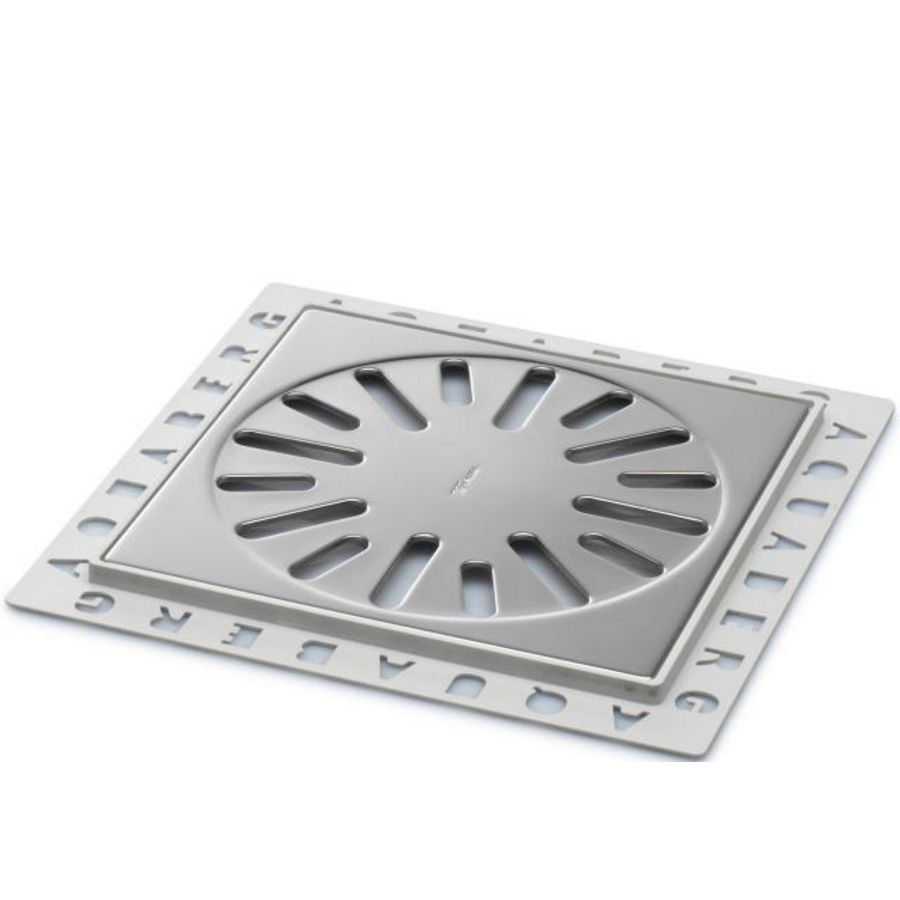 Renovatieput 146x146mm ABS/RVS inbouwdiepte 6mm excl. reukafsl.