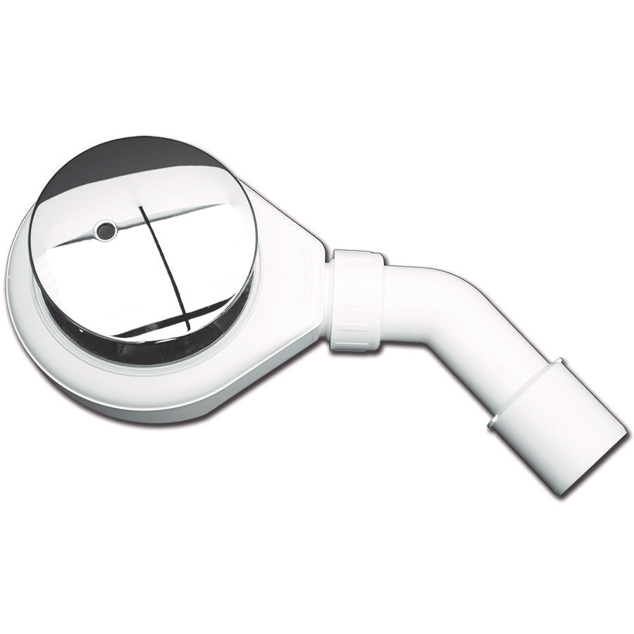 afvoer/sifon douchebak Viega chroom Ø90mm kunststof/chroom