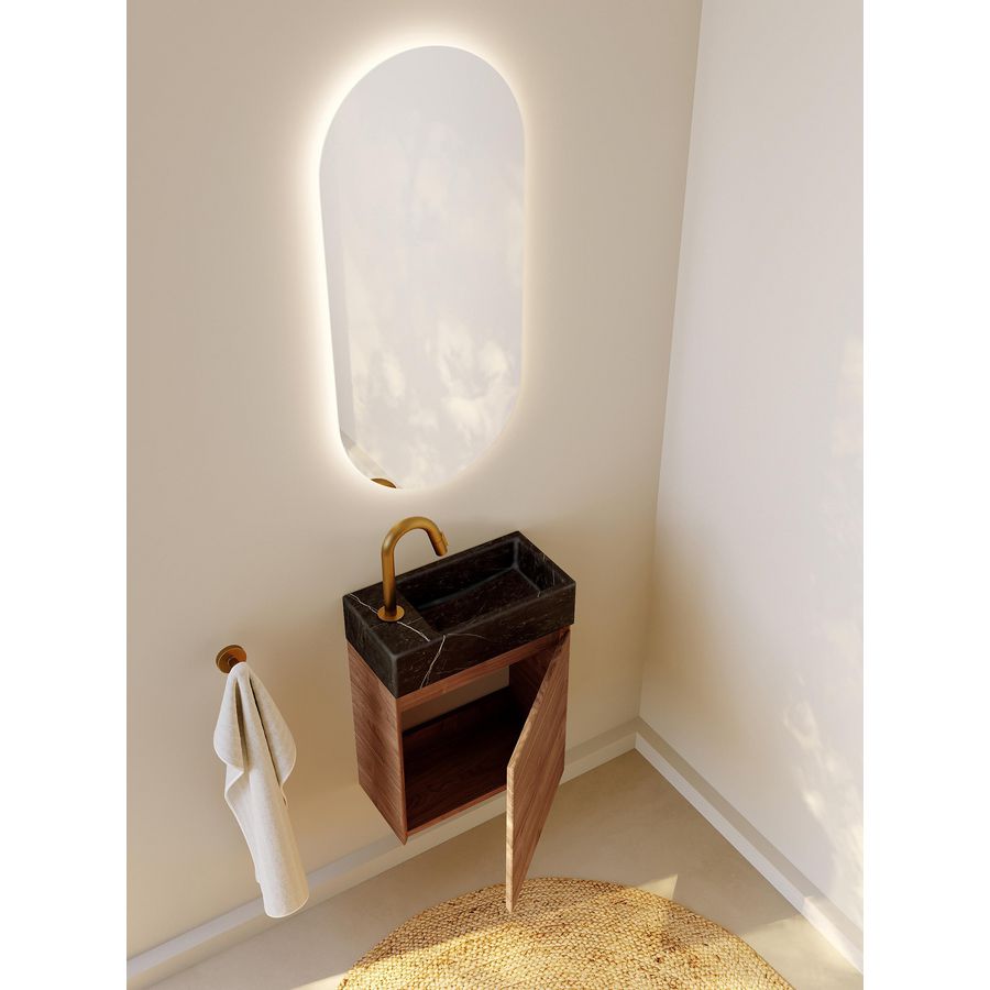 TAB Marm Black Tiny Left+BC SPR-UP_20 Caramel Oak