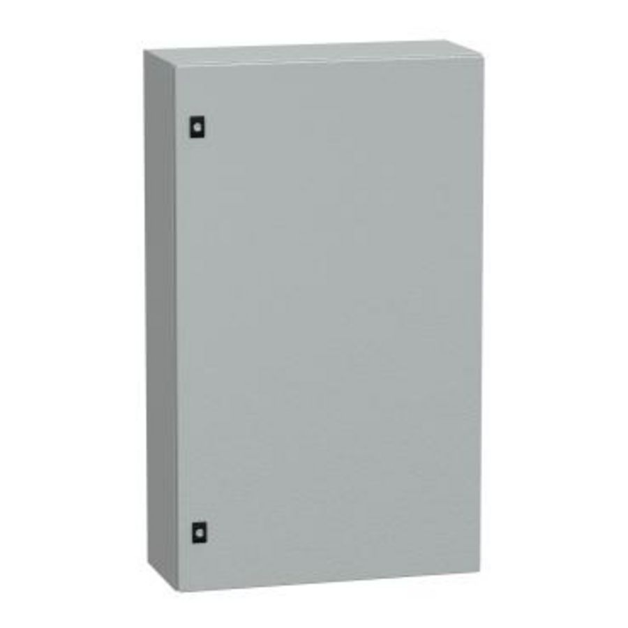 Deur montageplaat 1000x600x250mm IP66/IK10 R Spacial CRN