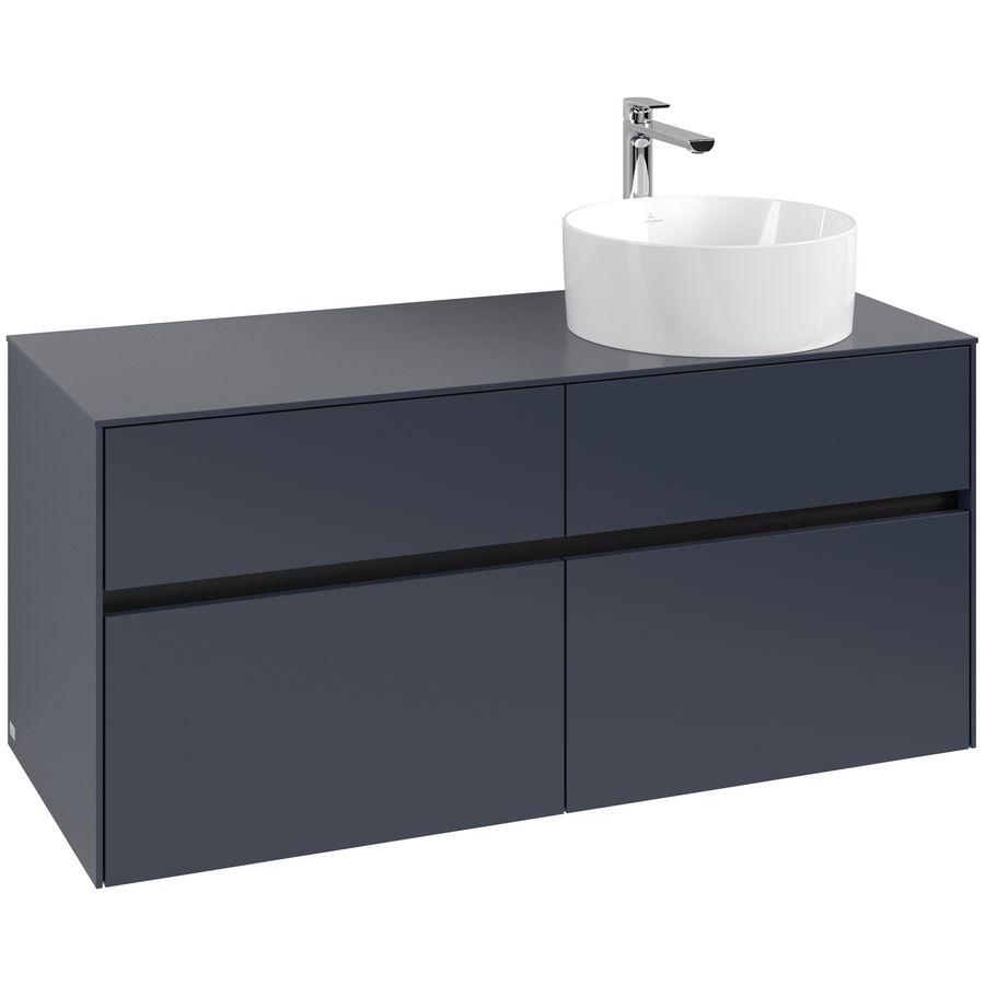 Wastafelonderkast Collaro 1200x548x500mm Marine Blue C043B0VQ