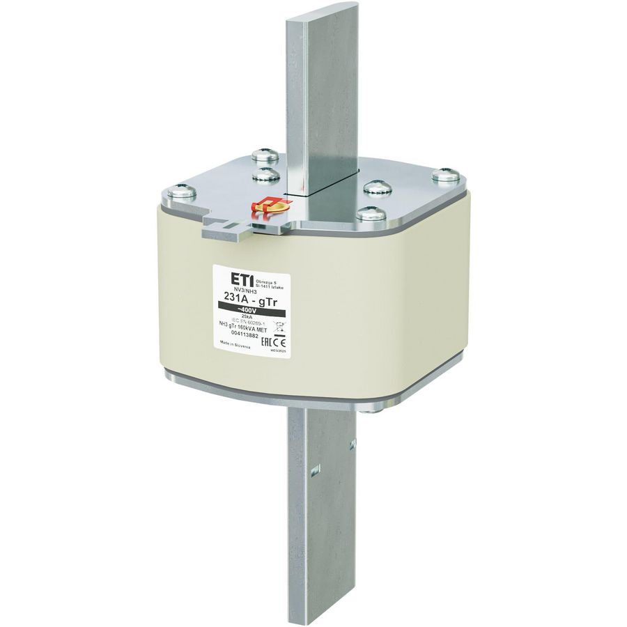 Zekering NH3 gTr 231A/400V 160kVA MET 4113882