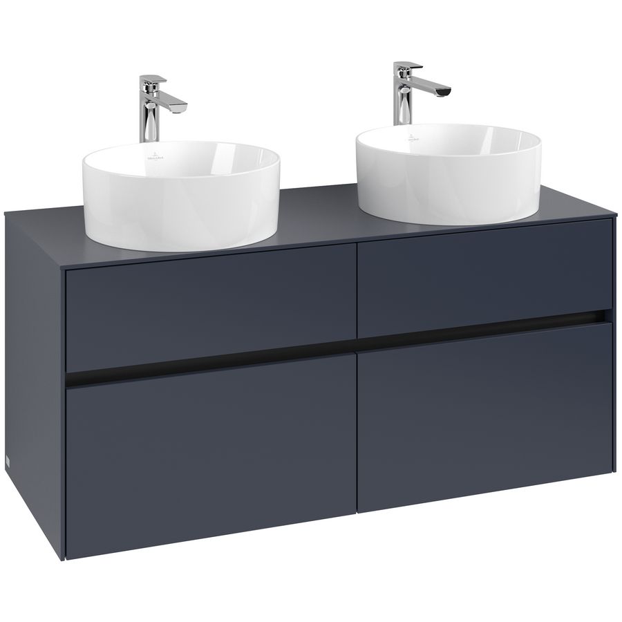 Wastafelonderkast Collaro 1200x548x500mm Marine Blue C044B0VQ