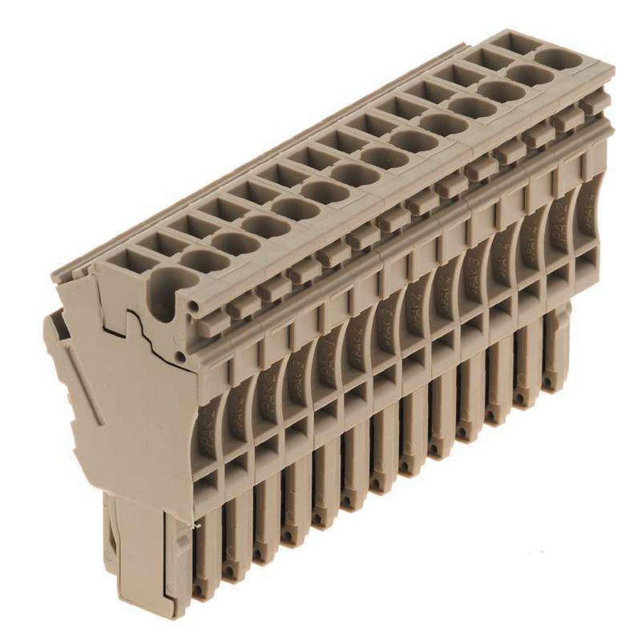 Plug Plug-in d.beige 2.5mm² 24A 500 1815320000 VVE=10