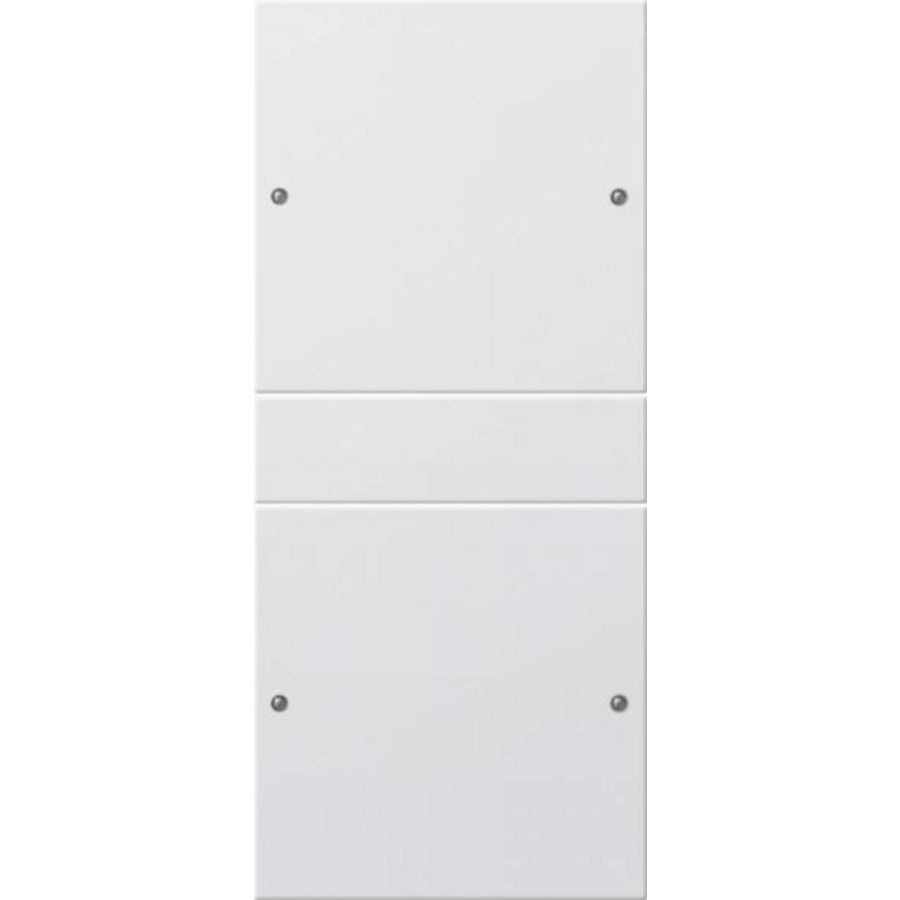 Wippenset 2-voudig (1+1) System 55 zuiver wit(gel.)