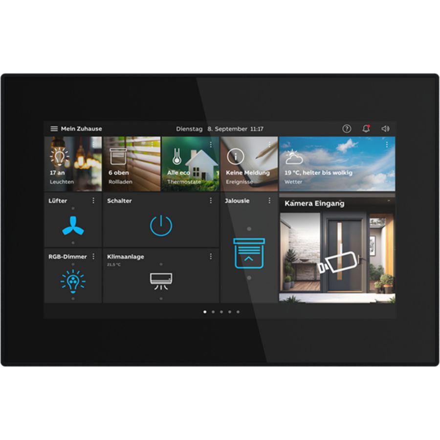OneTouch 7” Panel + SAP FaH WL/Welcome zwart (M2249-2B-03)