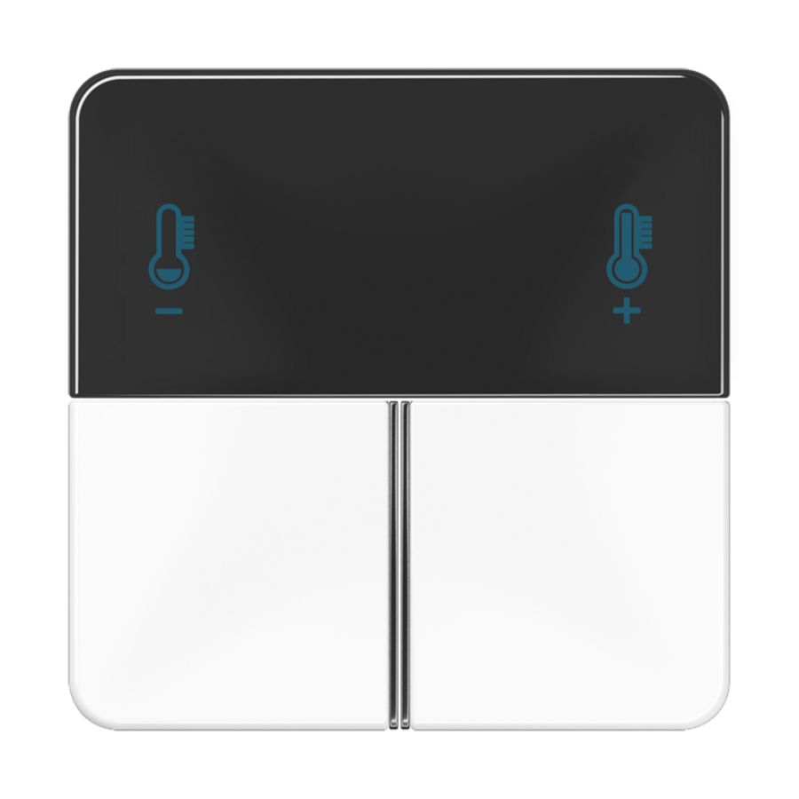 Compact tastafdekking CD alpinwit KNX RCD