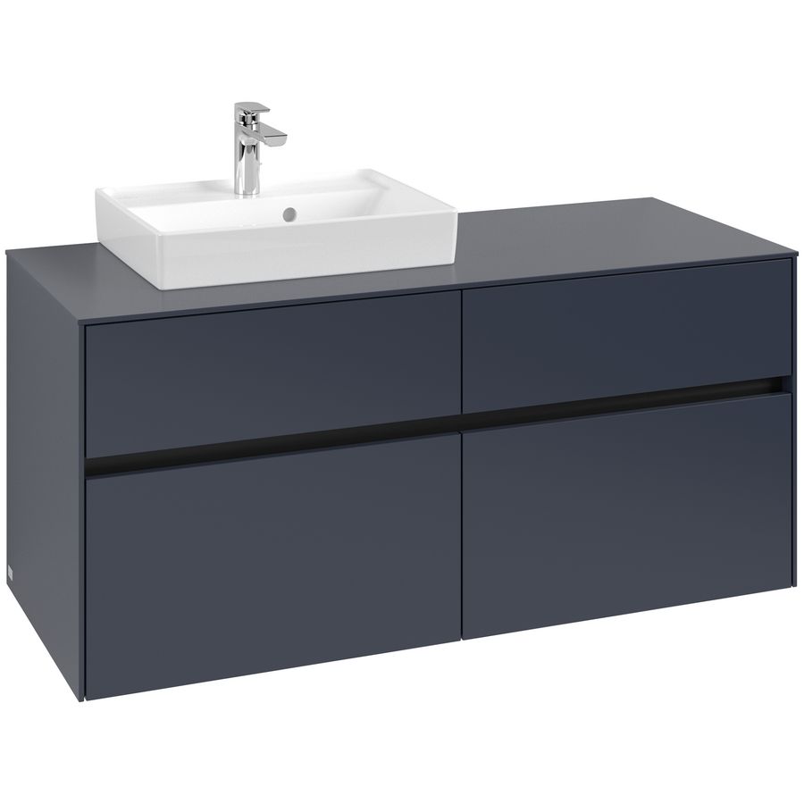 Wastafelonderkast Collaro 1200x548x500mm Marine Blue C071B0VQ