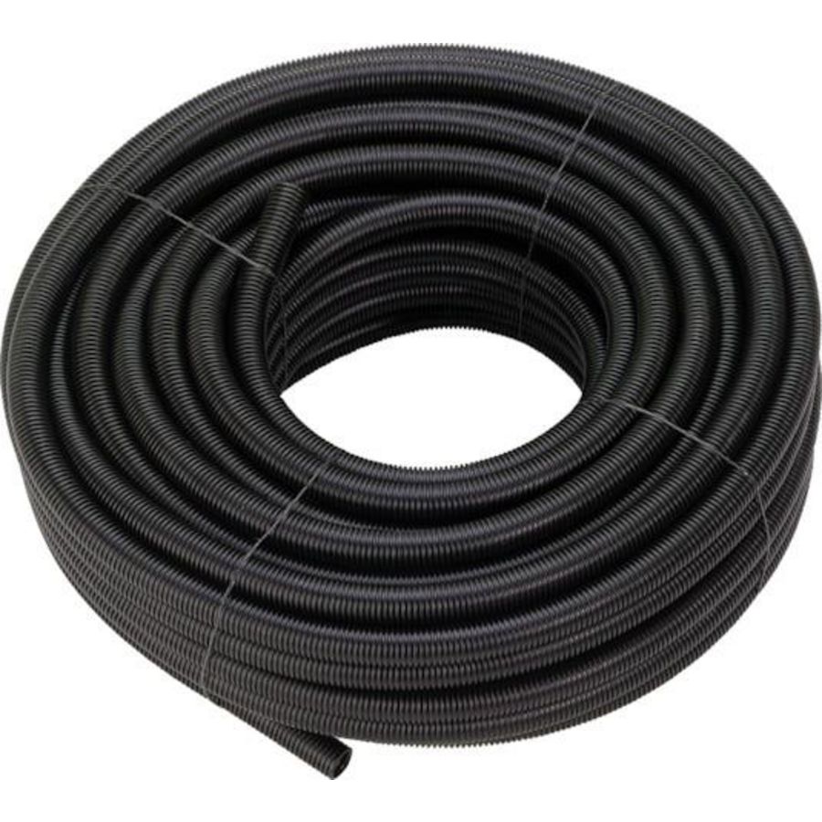 Rol a 50mtr. mantelbuis PE 21mm kunststof/zwart tbv buis 15mm