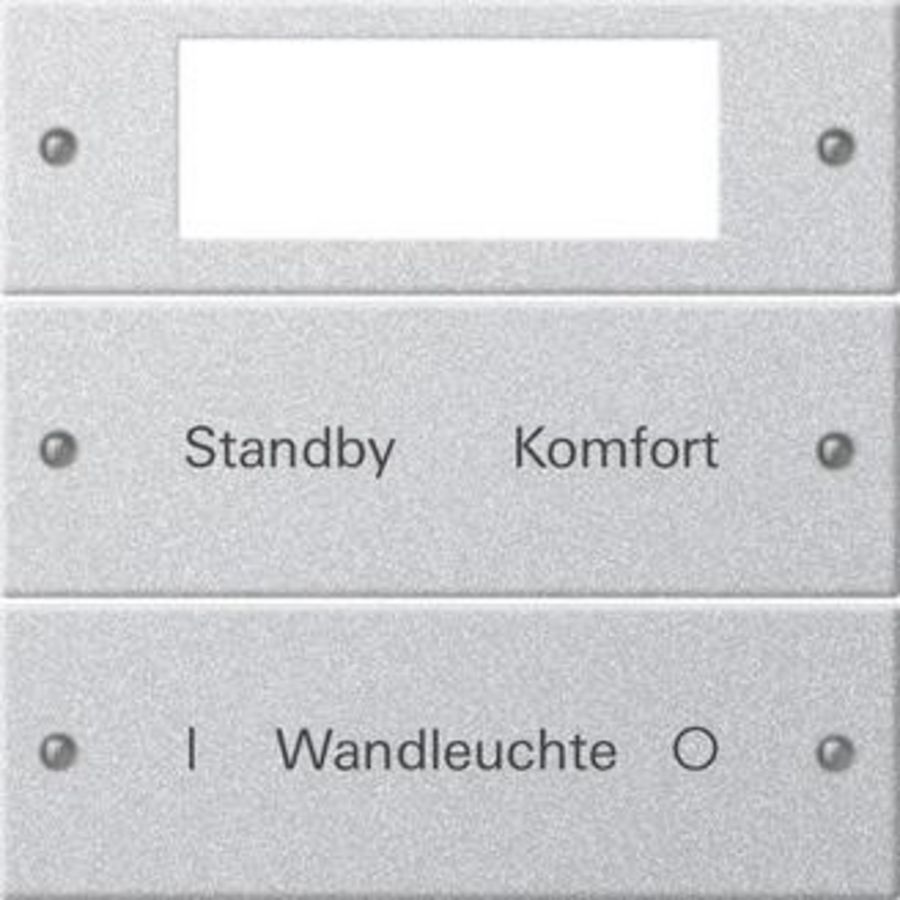 Wippenset 2-voudig Plus beschr. System 55 kl.alum.(gel.)