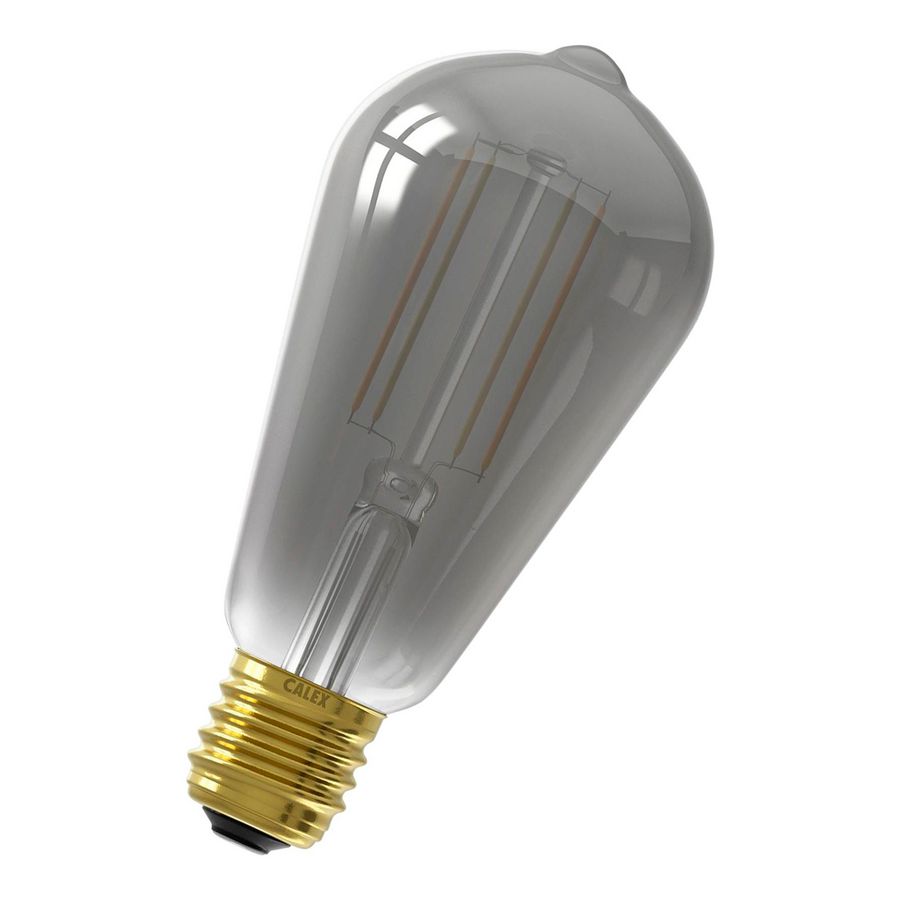 LED-lamp smart WIFI ST64 E27 7W 35W 400lm 1800K Smokey grijs