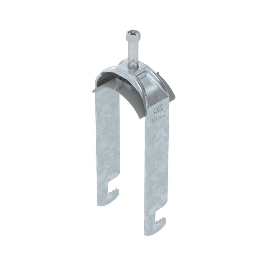 Beugelklem 2056 2vgd 46-52mm staal verzinkt VVE=50