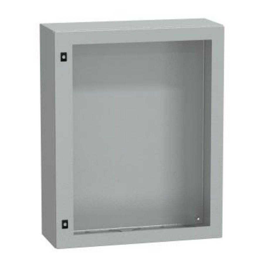 Deur 1000x800x300mm IP66 / IK08 Transparant RAL7 Spacial CRN