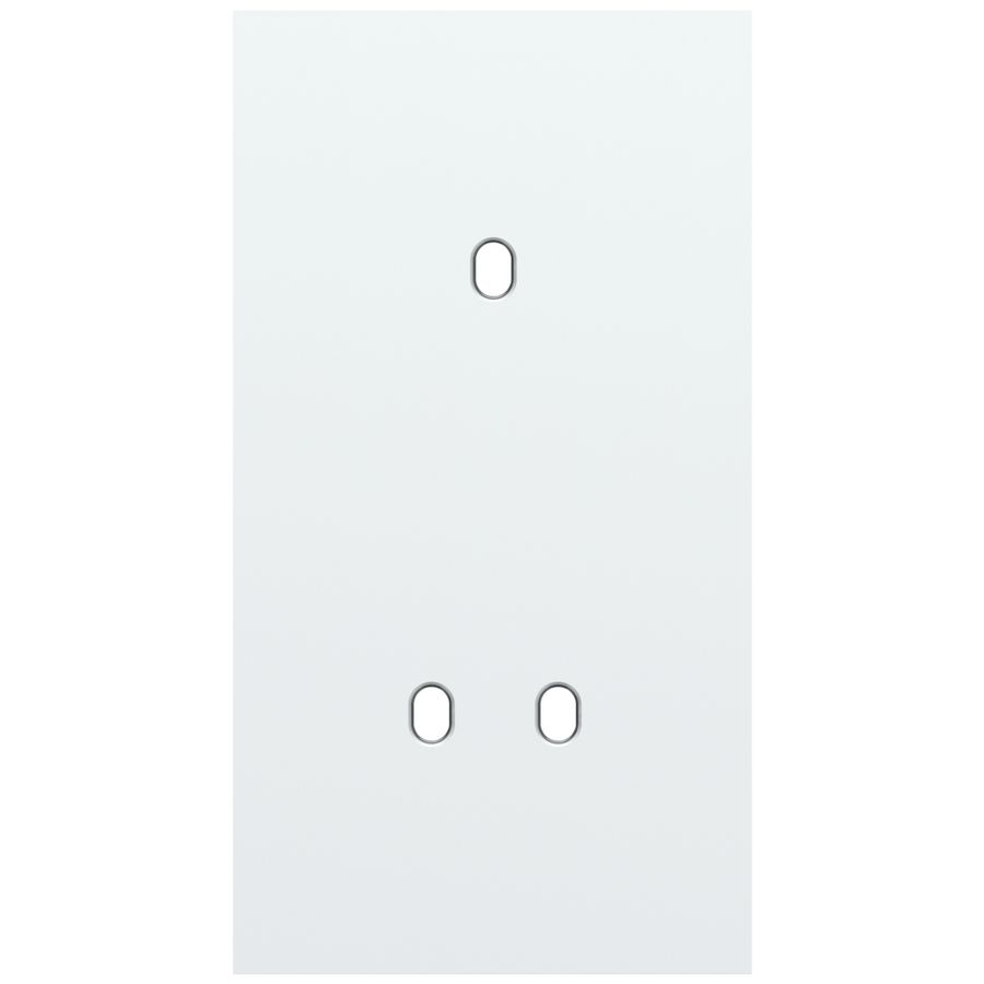 Tweevoudige afdekpl. verticaal 71mm centerafstand een enkelv