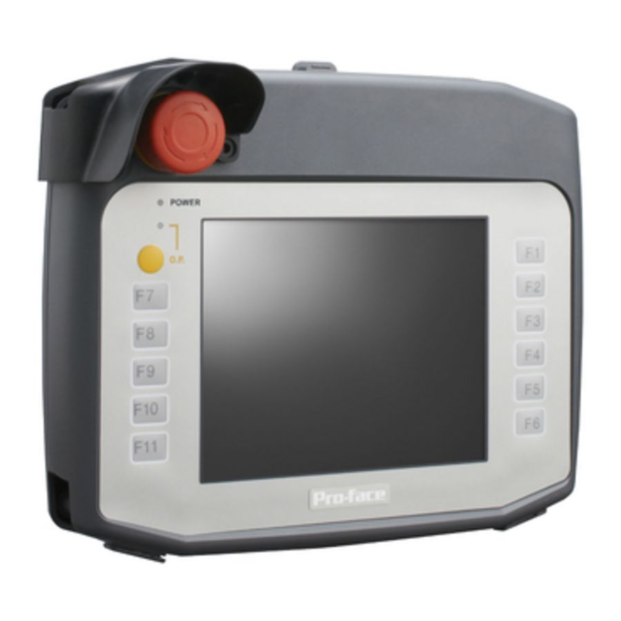 Draagbaar touchscreen 640x480 pixels VGA 5.7" TFT LC Proface