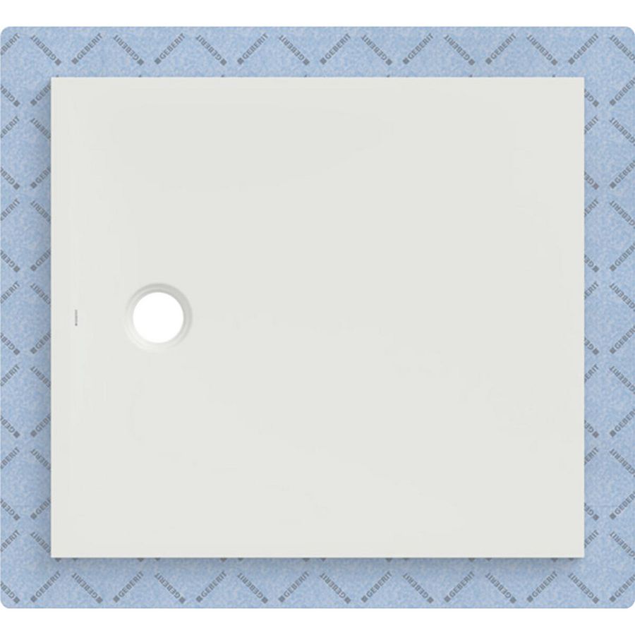 Douchevloer CleanFloor30 geïntegreerd met afdichtingsvlies wit: 100x90cm