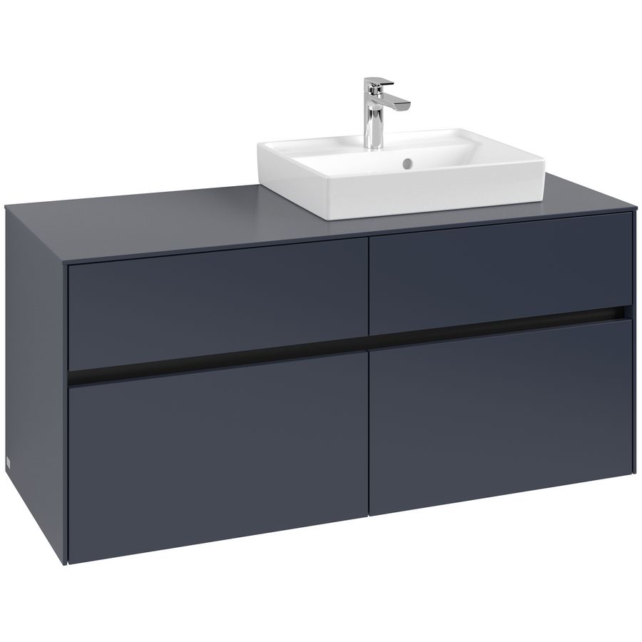 Wastafelonderkast Collaro 1200x548x500mm Marine Blue C072B0VQ